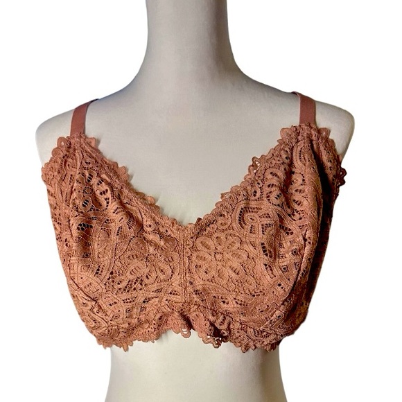 Auden Other - Auden lace bralette mauve color size 3x